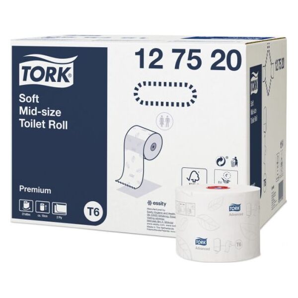 Tork Tork - Papier toaletowy do dozownika z automatyczną zmianą rolek - 90 m 8859095 7322540475906