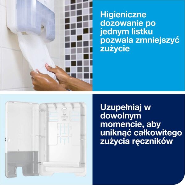 Tork Tork Xpress Dozownik do ręczników w składce wielopanelowej, H2 - Biały 8859097 7322540349122