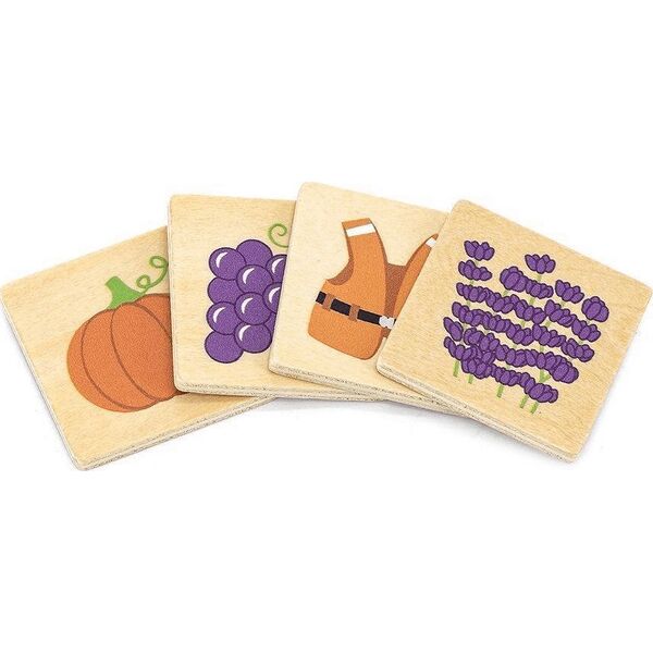Viga Toys Gra Edukacyjna Drewniana Układanka Sortuj Dopasuj Kolory i Kształty 38 elementów 8884015 6971608445057