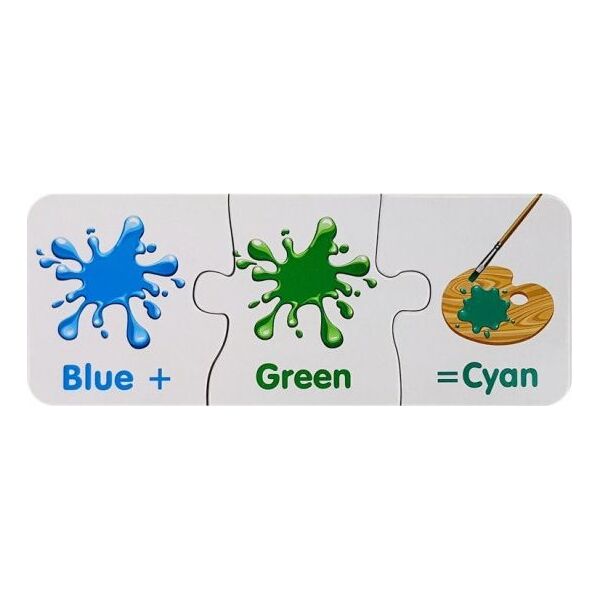 Lean Sport Puzzle Edukacyjne Kolory Angielski 10 Połączeń 8912589 5903802454055