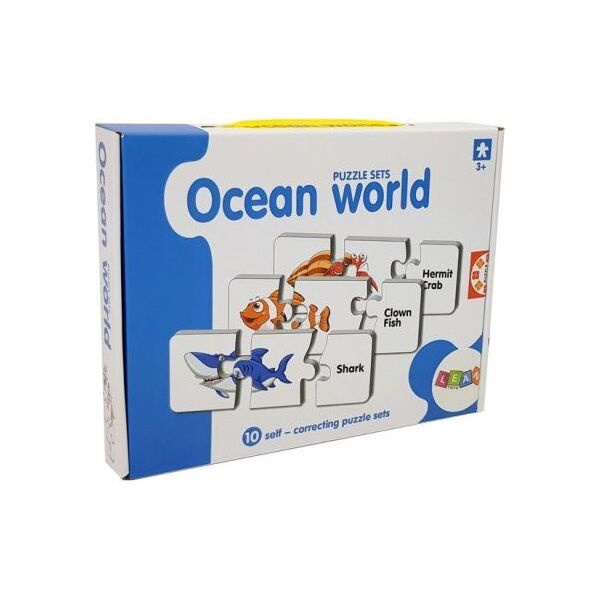 Lean Sport Puzzle Edukacyjne Układanka Świat Oceanów 10 Połączeń 8912596 5903802453997