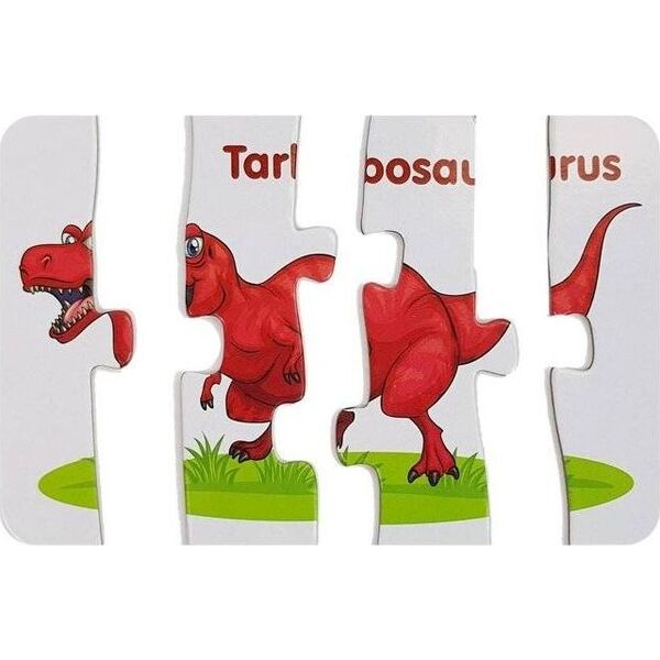 Lean Sport Puzzle Edukacyjne Przyjaciele Dinozaurów 10 elementów 8912598 5903802454031