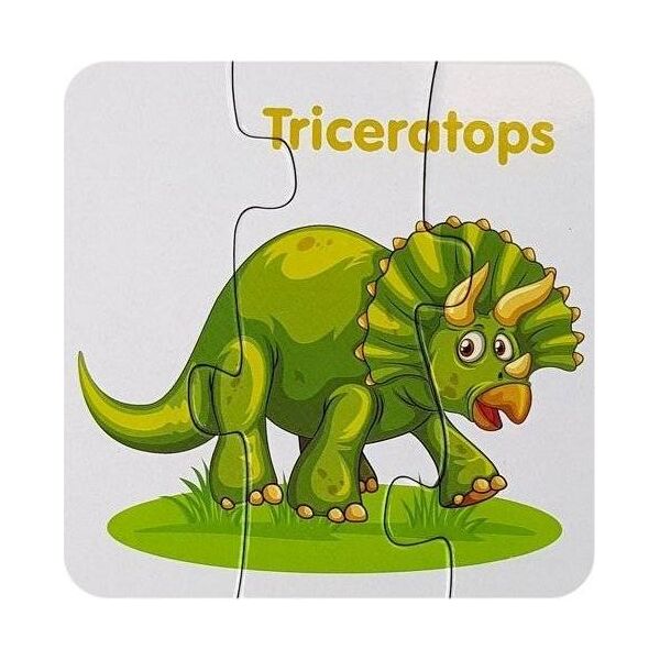 Lean Sport Puzzle Edukacyjne Przyjaciele Dinozaurów 10 elementów 8912598 5903802454031
