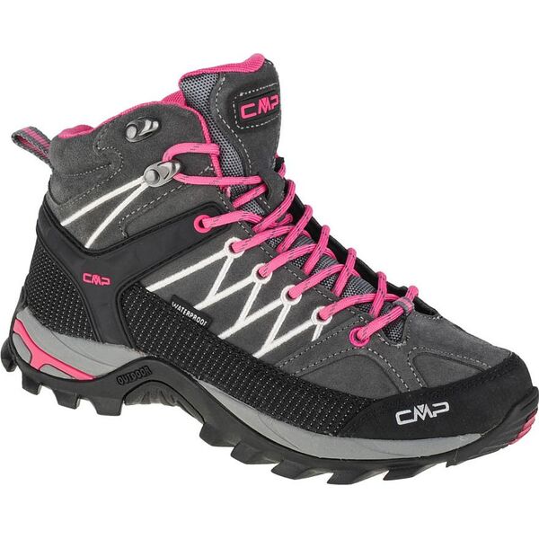 Buty trekkingowe damskie CMP Rigel Mid Wmn Trekking Shoes Wp Grey/Fuxi r. 38 8930530 8050194217915