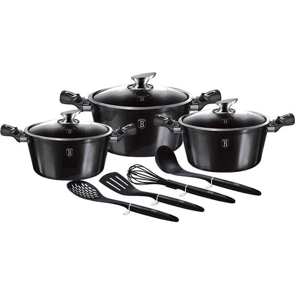 Berlinger Haus Zestaw Garnków Berlingerhaus Bh-6919 Carbon Pro 8931936 5999108421532