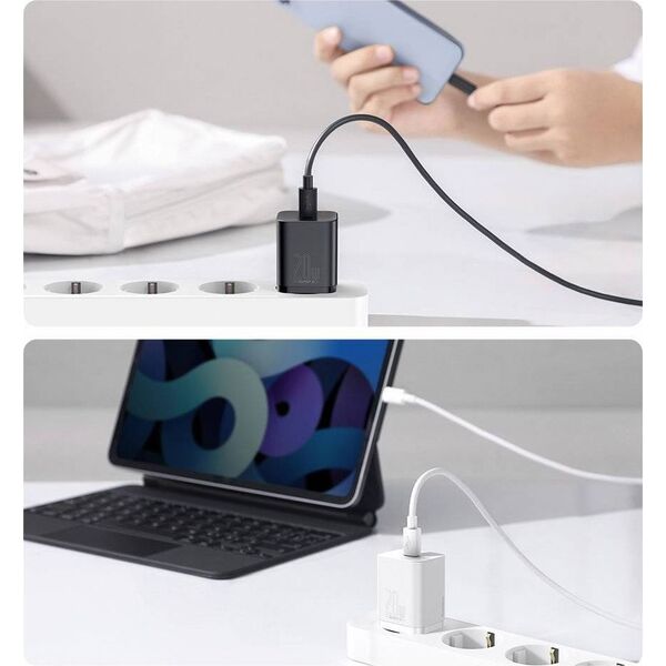 Ładowarka Baseus Super Si 1x USB-C 3 A (BSU2699BLU) 8935713 6953156230019