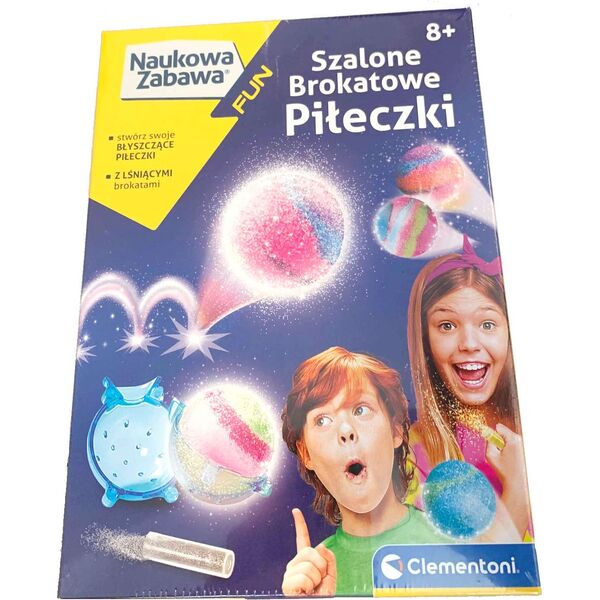 Clementoni Szalone brokatowe piłeczki 8935849 8005125507023