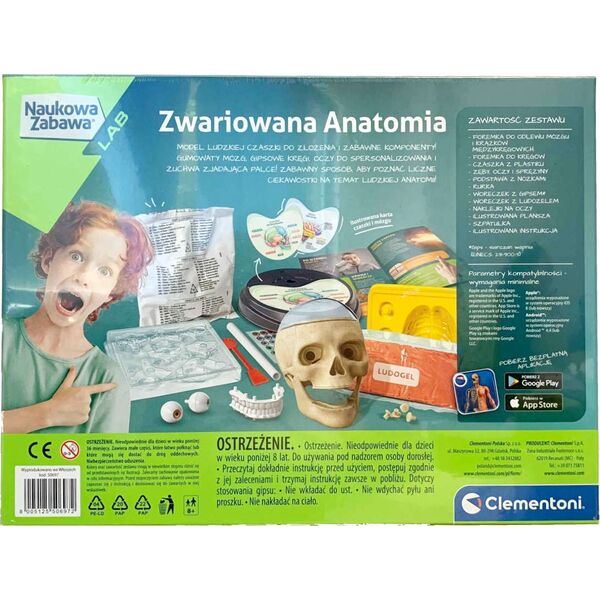 Clementoni Zestaw Edukacyjny Anatomia 8935859 8005125506972