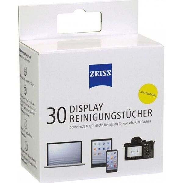 Zeiss Chusteczki do czyszczenia ekranów oraz wyświetlaczy 30 szt. (ZS581998) 8949172 662834502060