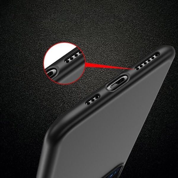 Hurtel Soft Case żelowe elastyczne etui pokrowiec do iPhone 12 Pro / iPhone 12 czarny 8950484 9111201938069