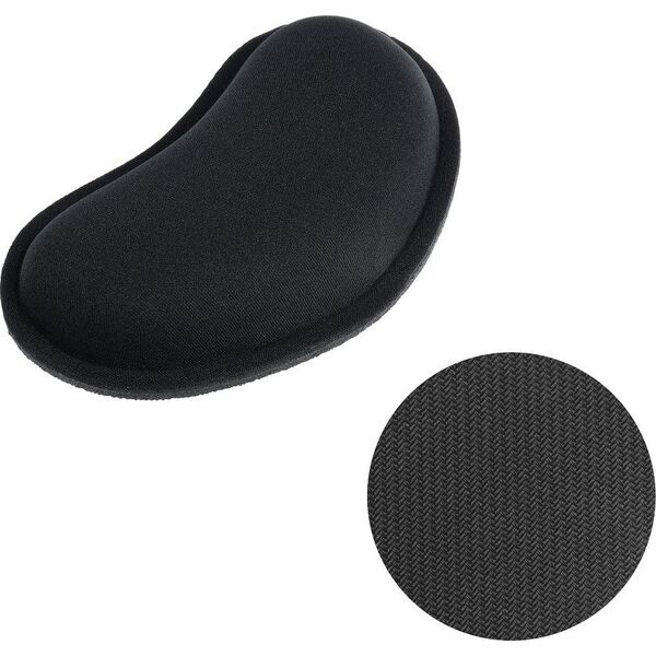 Partner Tele.com Podkładka ergonomiczna pod nadgarstek 130x78x25mm / czarny 8994750 5903396058028