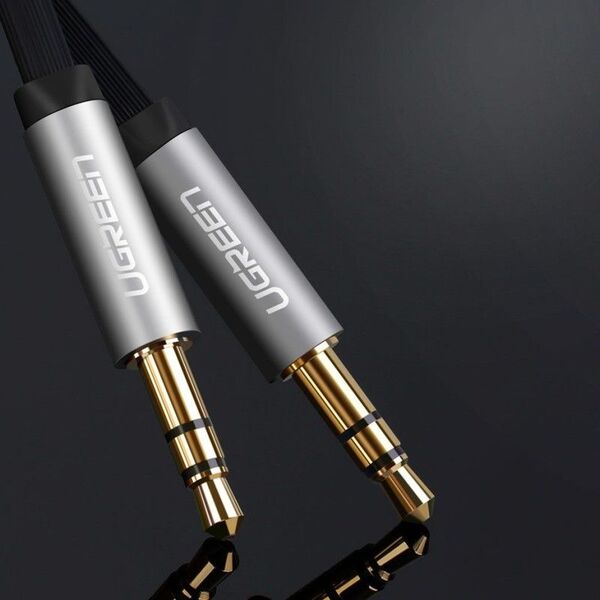 Kabel Ugreen Jack 3.5mm - Jack 3.5mm 5m srebrny (6957303817290) 8995756 6957303817290
