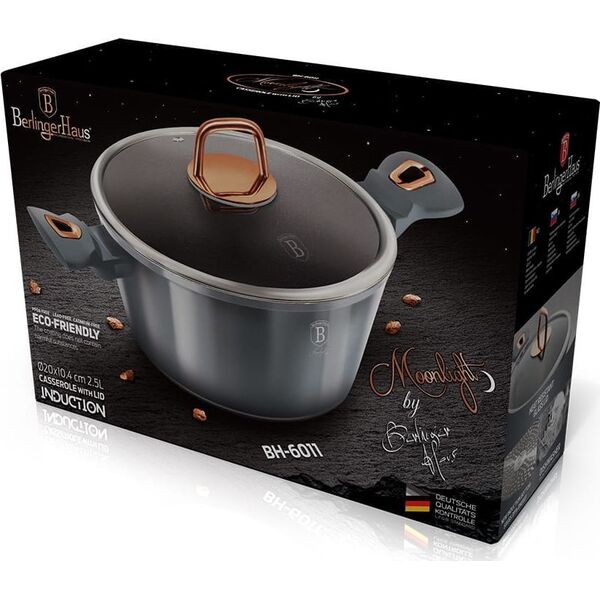 Berlinger Haus GARNEK TYTANOWY 20cm 2.5L BERLINGER HAUS MOONLIGHT BH-6011 9013432 5999056797826