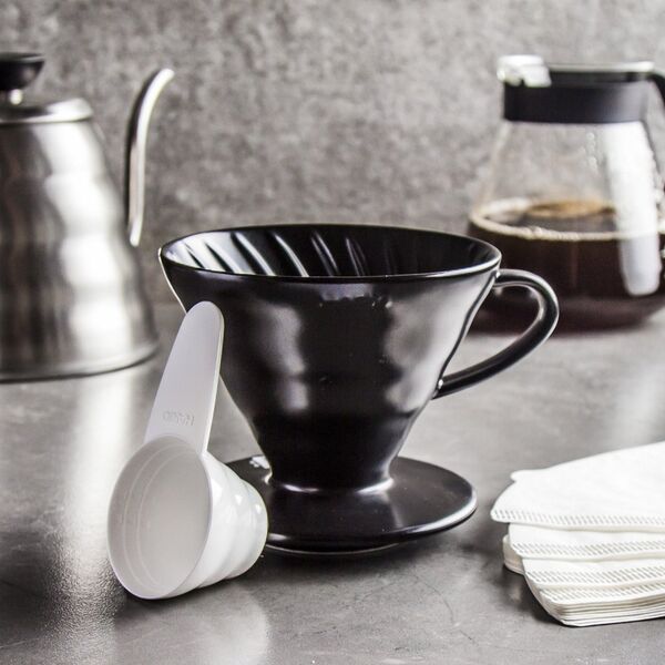 Hario Hario ceramiczny Drip V60-02 Czarny 9021047 4977642729780