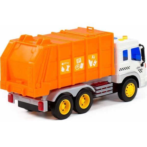 Polesie AUTO CIEZAR SMIECIAR DZ/SW P/B 32X18X12 POM WADE 9045779 4810344086426