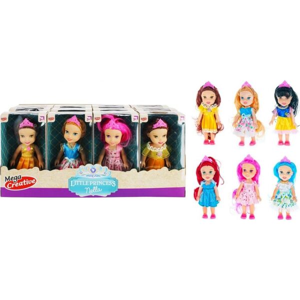 Mega Creative LALKA 15CM MC NELLA KSIEZNICZKA MIX6 12/144/288 9047408 5908275145172