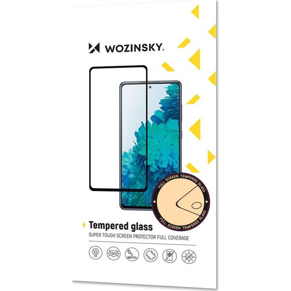 Wozinsky Wozinsky Super Wytrzymałe Szkło Hartowane Full Glue Na Cały Ekran Z Ramką Case Friendly Iphone 13 Mini Czarny 9080497 9111201942981