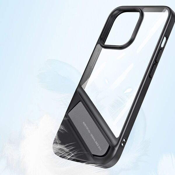 Ugreen Ugreen Fusion Kickstand Case sztywne etui z żelową ramką i podstawką do iPhone 13 Pro czarny (90153) 9087270 6957303891535