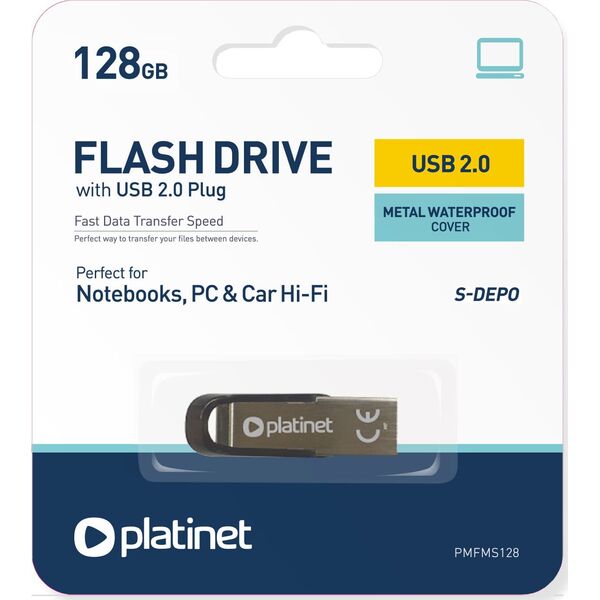 Pendrive Platinet S-DEPO, 128 GB  (PMFMS128) 9177336 5907595456807