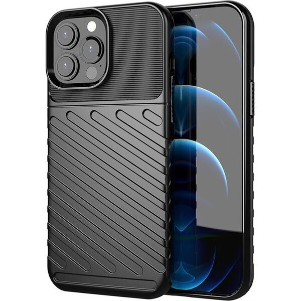 Hurtel Thunder Case Elastyczne Pancerne Etui Pokrowiec Iphone 13 Pro Max Czarny 9183709 9145576216989