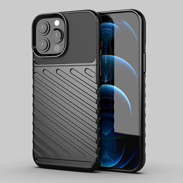 Hurtel Thunder Case Elastyczne Pancerne Etui Pokrowiec Iphone 13 Pro Max Czarny 9183709 9145576216989
