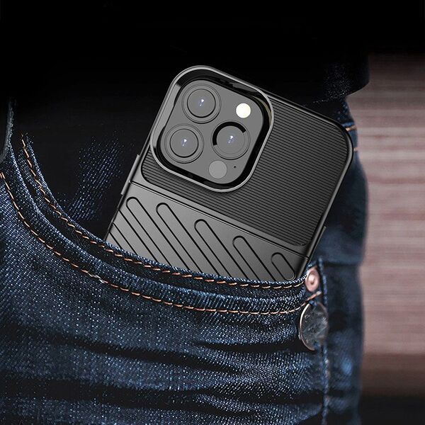 Hurtel Thunder Case Elastyczne Pancerne Etui Pokrowiec Iphone 13 Pro Max Czarny 9183709 9145576216989