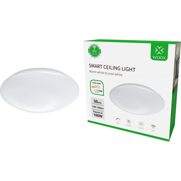 Woox Woox Sufitowa Smart lampa LED 30cm zdalnie sterowana WiFi 9264403 8435606710121