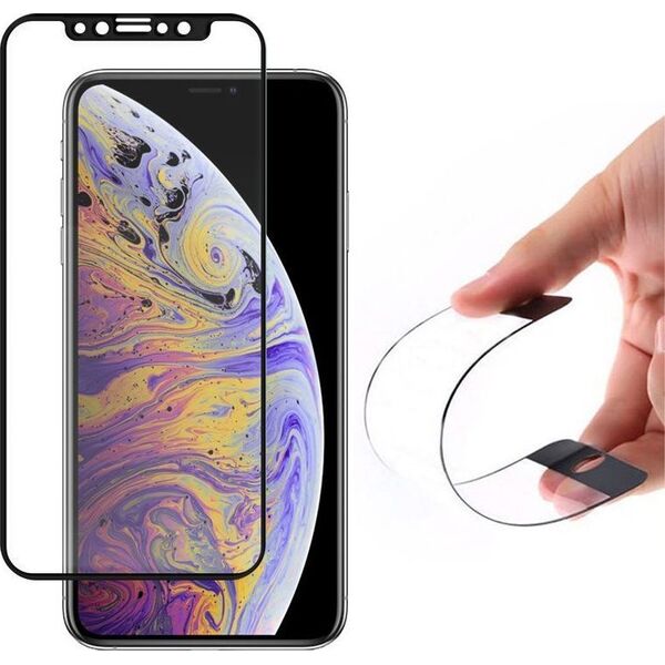 Wozinsky Wozinsky Full Cover Flexi Nano Folia Szklana Szkło Hartowane Z Ramką Iphone 13 Mini Przezroczysty 9270857 9111201943544