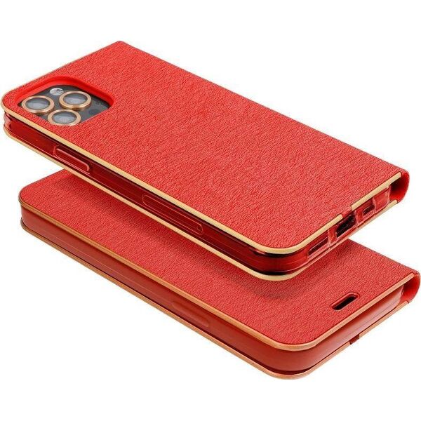 ForCell ETUI Kabura Forcell LUNA Book Gold do XIAOMI Redmi NOTE 10 5G / Poco M3 Pro / Poco M3 Pro 5G czerwony CASE 9289974 5903396106972