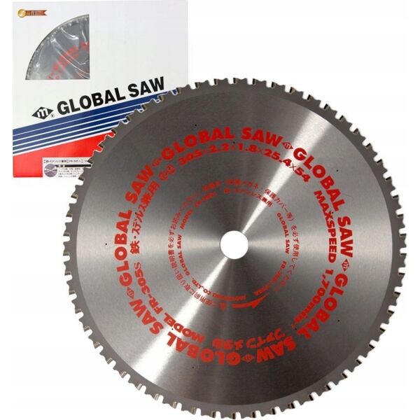 GLOBAL SAW Piła tarczowa do cięcia stali GLOBAL SAW 305 x 2,2/1,8 x 25,4mm / 54z CERMET 9295384 4920350000962