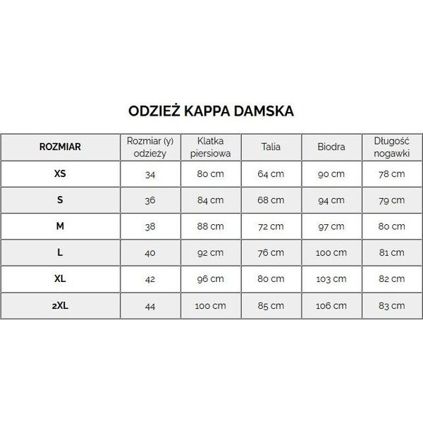 Kappa Bluza damska Kappa Janka czarna 310021 19-4006 L 9348319 4056142842196