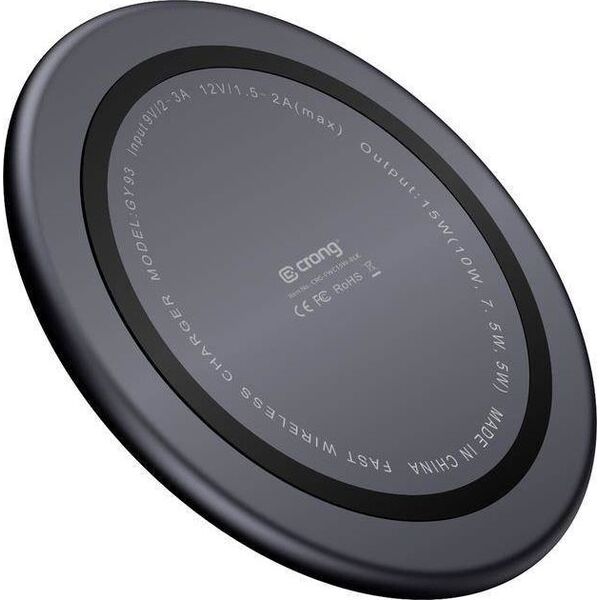 Ładowarka Crong Indukcyjna 3 A (CRG-PS15W-BLK) 9380970 5907731987844