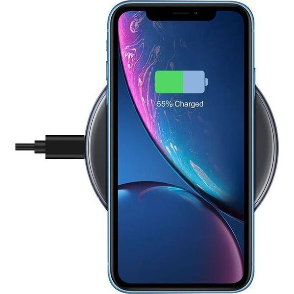Ładowarka Crong Indukcyjna 3 A (CRG-PS15W-BLK) 9380970 5907731987844