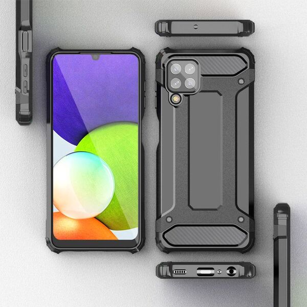 Hurtel Hybrid Armor pancerne hybrydowe etui pokrowiec Samsung Galaxy A22 4G złoty 9405241 9111201944619