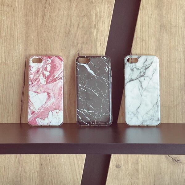 Wozinsky Wozinsky Marble żelowe etui pokrowiec marmur iPhone 13 mini czarny 9405310 9111201944008