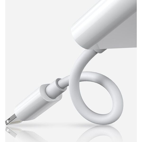 Adapter USB Joyroom S-Y104 Lightning - Lightning x2 Biały  (6956116718985) 9416124 6956116718985