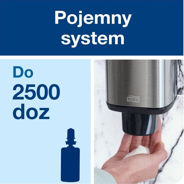 Dozownik do mydła Tork Tork Dozownik do mydła w piance Stalowy 9483684 7322540782004