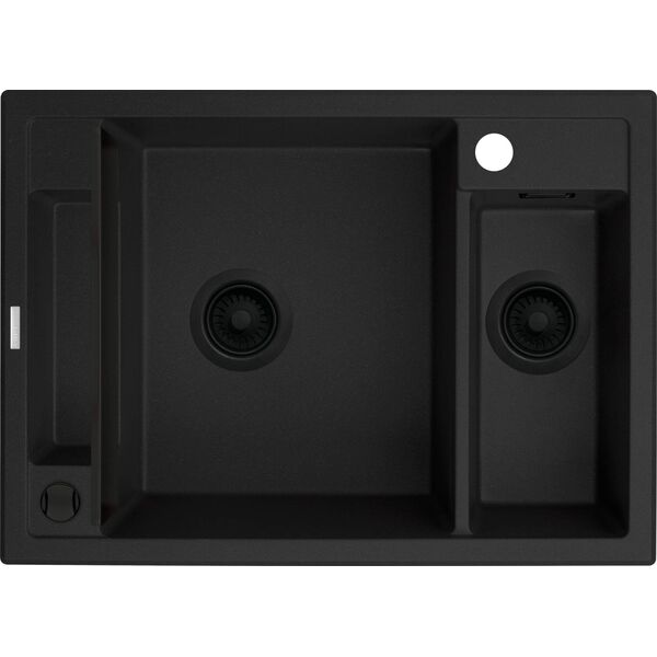 Zlewozmywak Deante MAGNETIC - granitowy magnetyczny 1.5-komorowy Czarny (ZRM N503) 9492789 5907650874751