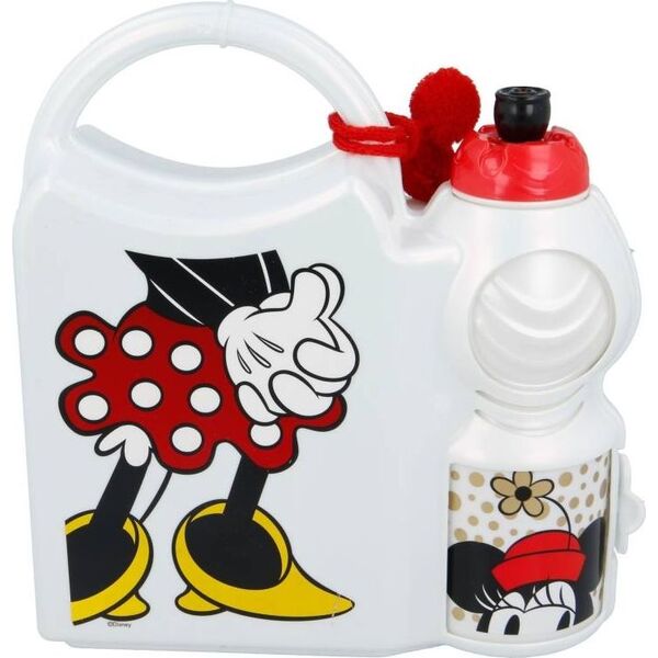 Mickey Mouse Minnie Mouse - Zestaw lunchbox i bidon 400 ml 9502172 8412497132164