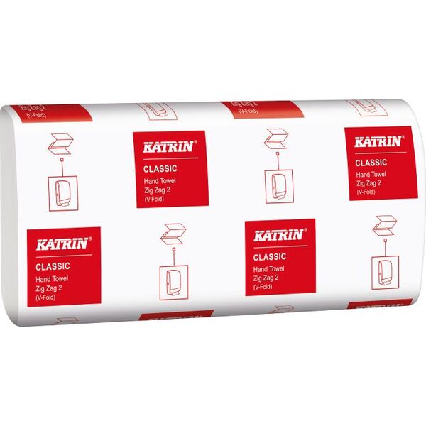 Katrin Katrin Classic - Ręcznik papierowy w składce ZZ, 2-warstwowy, makulatura - 20 bind 9503594 6414300065944