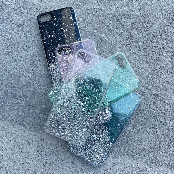 Hurtel Star Glitter etui pokrowiec do iPhone 13 Pro błyszcząca brokatowa obudowa czarny 9507657 9145576225721