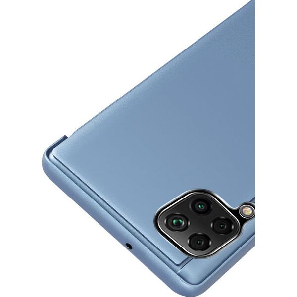 Hurtel Clear View Case futerał etui z klapką Samsung Galaxy A22 5G czarny 9511336 9145576220115