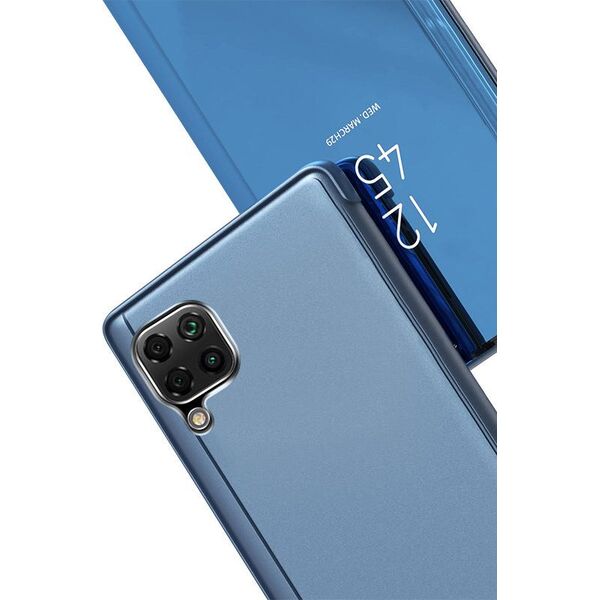 Hurtel Clear View Case futerał etui z klapką Samsung Galaxy A22 5G czarny 9511336 9145576220115
