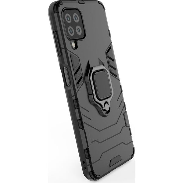 Hurtel Ring Armor pancerne hybrydowe etui pokrowiec + magnetyczny uchwyt Samsung Galaxy A22 4G niebieski 9511356 9145576213452