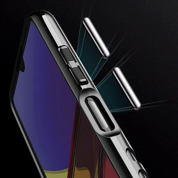 Hurtel Thunder Case elastyczne pancerne etui pokrowiec Samsung Galaxy A03s czarny 9511669 9145576220061