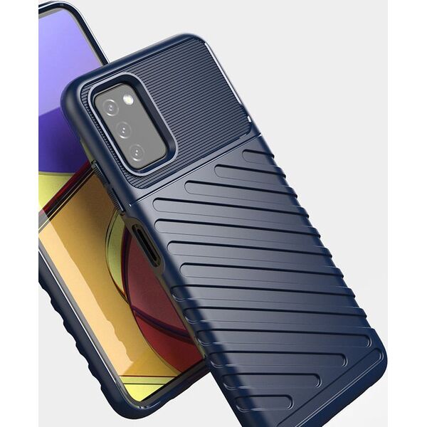 Hurtel Thunder Case elastyczne pancerne etui pokrowiec Samsung Galaxy A03s czarny 9511669 9145576220061