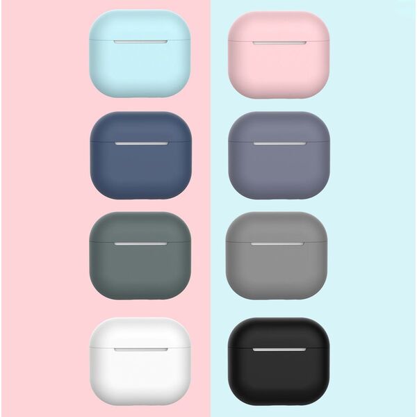 Hurtel Etui do AirPods 3 silikonowy miękki pokrowiec na słuchawki czarny (case C) 9512126 9145576230824