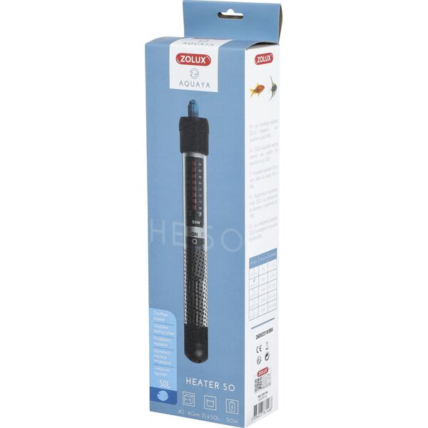 Zolux AQUAYA Heater - grzałka do akwarium 25-50 l 9539811 3336023361468