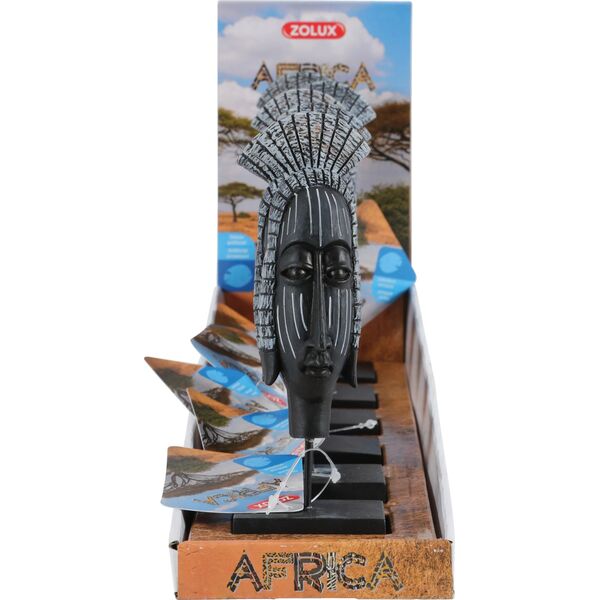 Zolux Dekoracja akw. AFRICA maska żeńska M 9539846 3336023522173