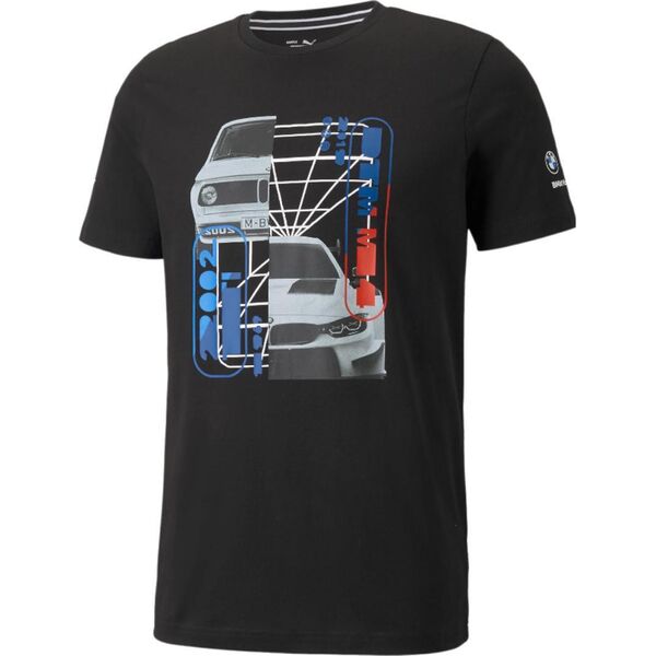 Puma Puma BMW Motorsport Graphic Tee 531194-01 Czarne XS 9556297 4063699261561